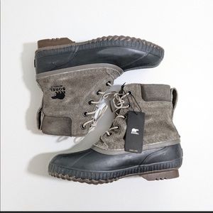 Sorel Men's Cheyanne II Charcoal and Ebony Boots